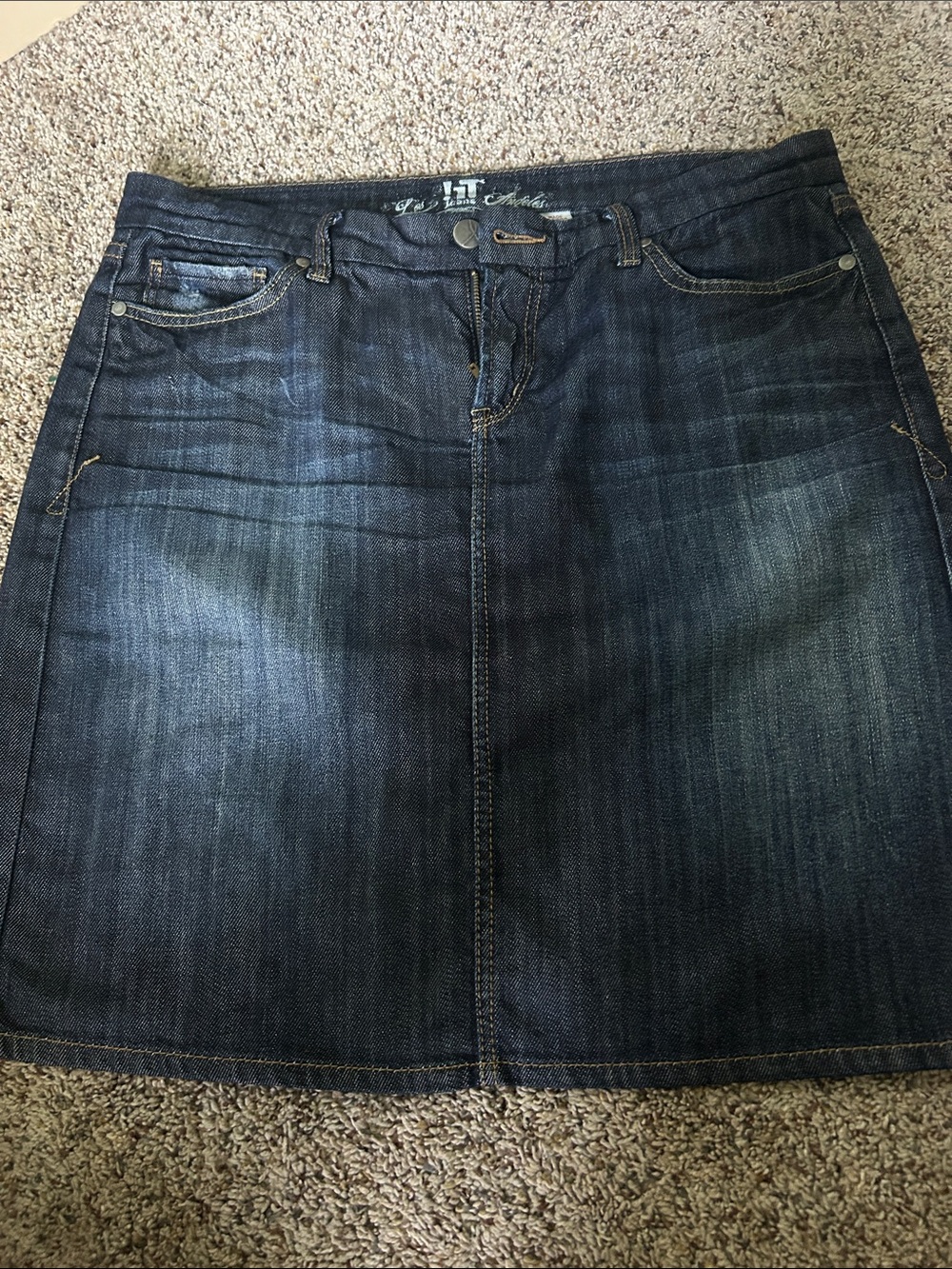 !it jeans Dark Blue Denim Mini Skirt